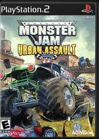 Monster Jam Urban Assault Playstation 2 US box art